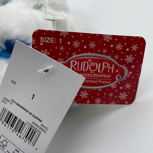Abominable Snowman‎ 3D Slippers with Non-Slip Soles from Rudolph BumbleSlipper - Picture 5 of 9